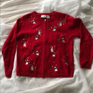 Tacky Christmas Zip Up sweater